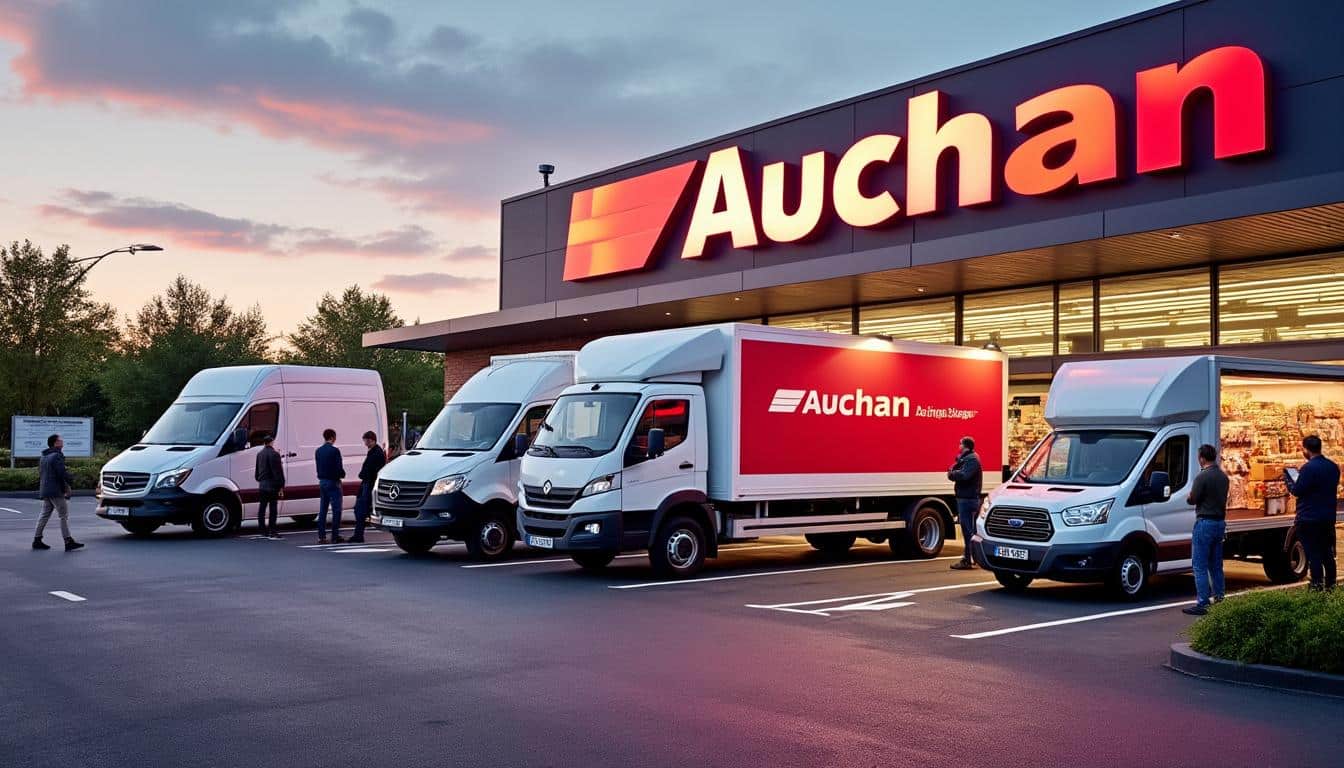 Illustration: Découvrez les types de véhicules utilitaires proposés par Auchan