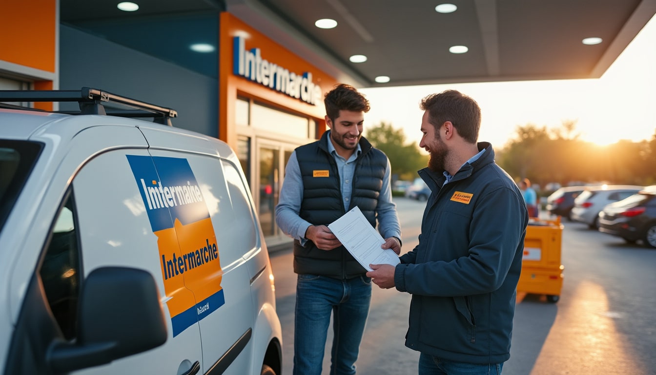 Illustration: Comment fonctionne la location d’utilitaire chez Intermarché ?