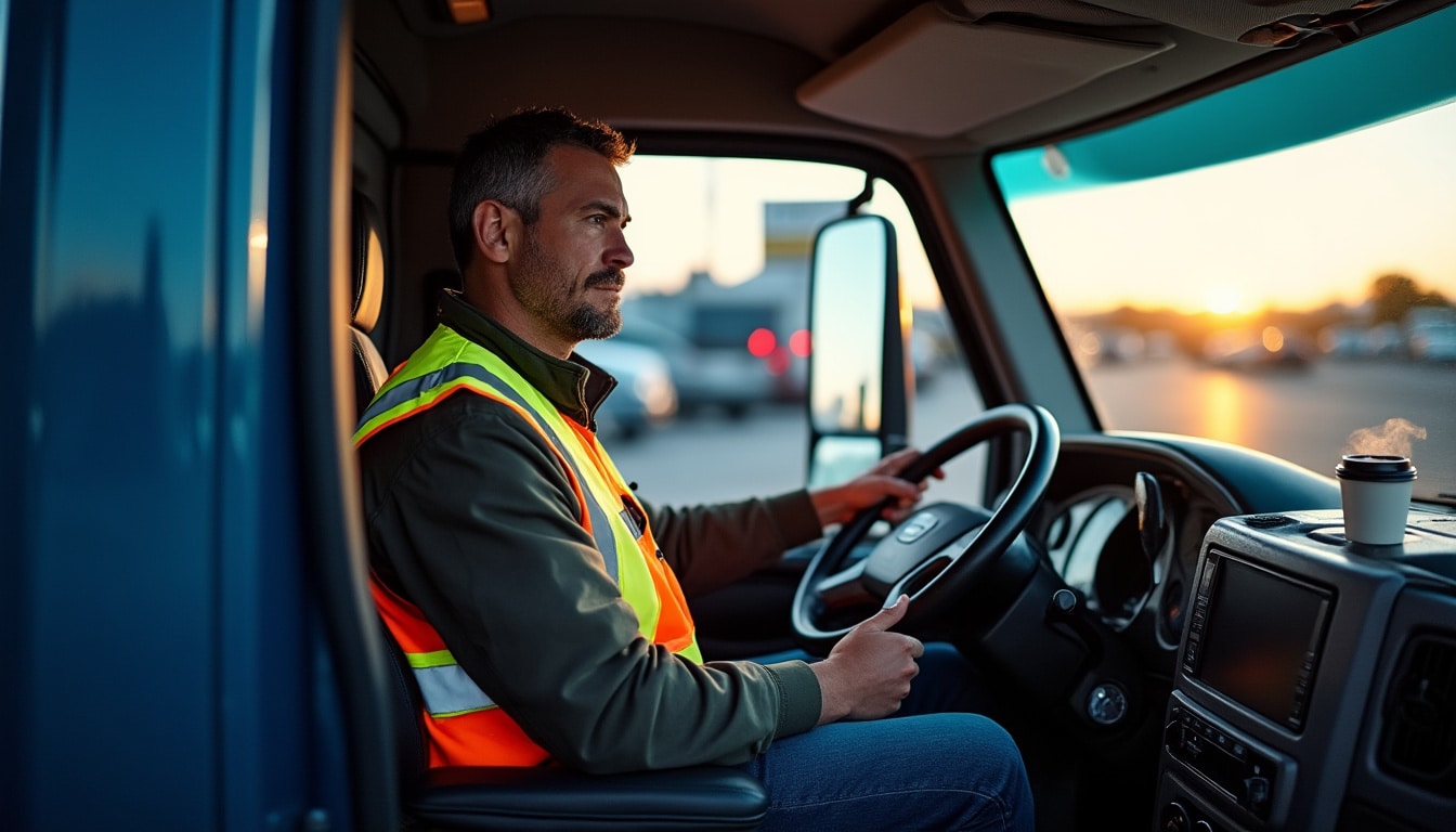 Amplitude du chauffeur routier au départ avant 5h : règles et conseils
