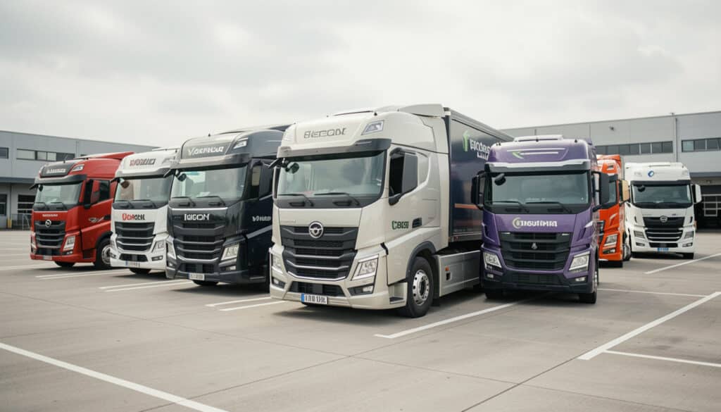 Marques de camions : comparatif des références clés